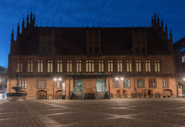 Zwickau at night