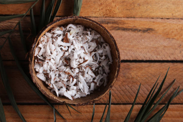 istock natural coconut flakes on the table close-up 1314536934