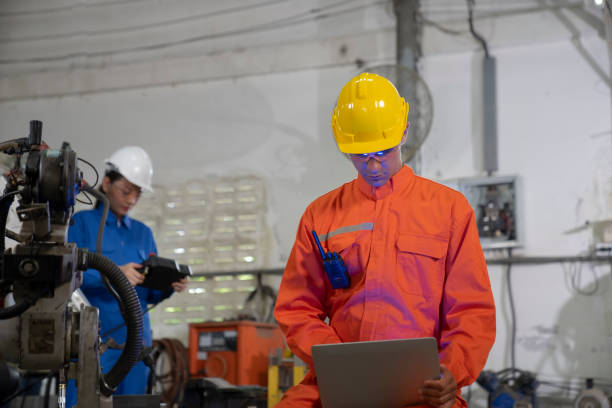 istock Digital manufacturing operation. Industry 4.0 1314538774