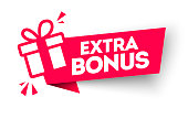 vektor-illustration-rot-extra-bonus-labe