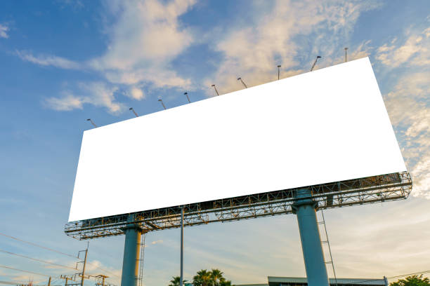 istock billboard blank for advertising poster or blank billboard at night time for advertisement on road 1314547453
