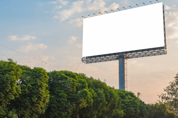 istock billboard blank for advertising poster or blank billboard at night time for advertisement on road 1314547463