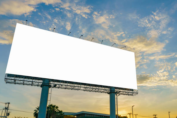 istock billboard blank for advertising poster or blank billboard at night time for advertisement on road 1314547506
