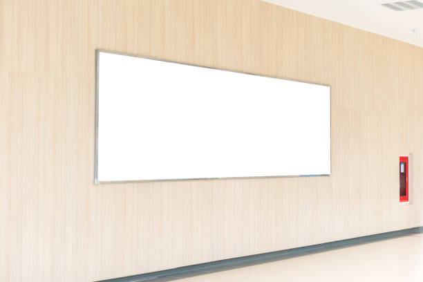 istock billboard blank for advertising poster or blank billboard on wall for advertisement in building 1314547561