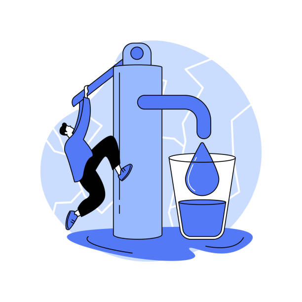 132 Cartoon Of A Water Scarcity Illustrations & Clip Art - iStock
