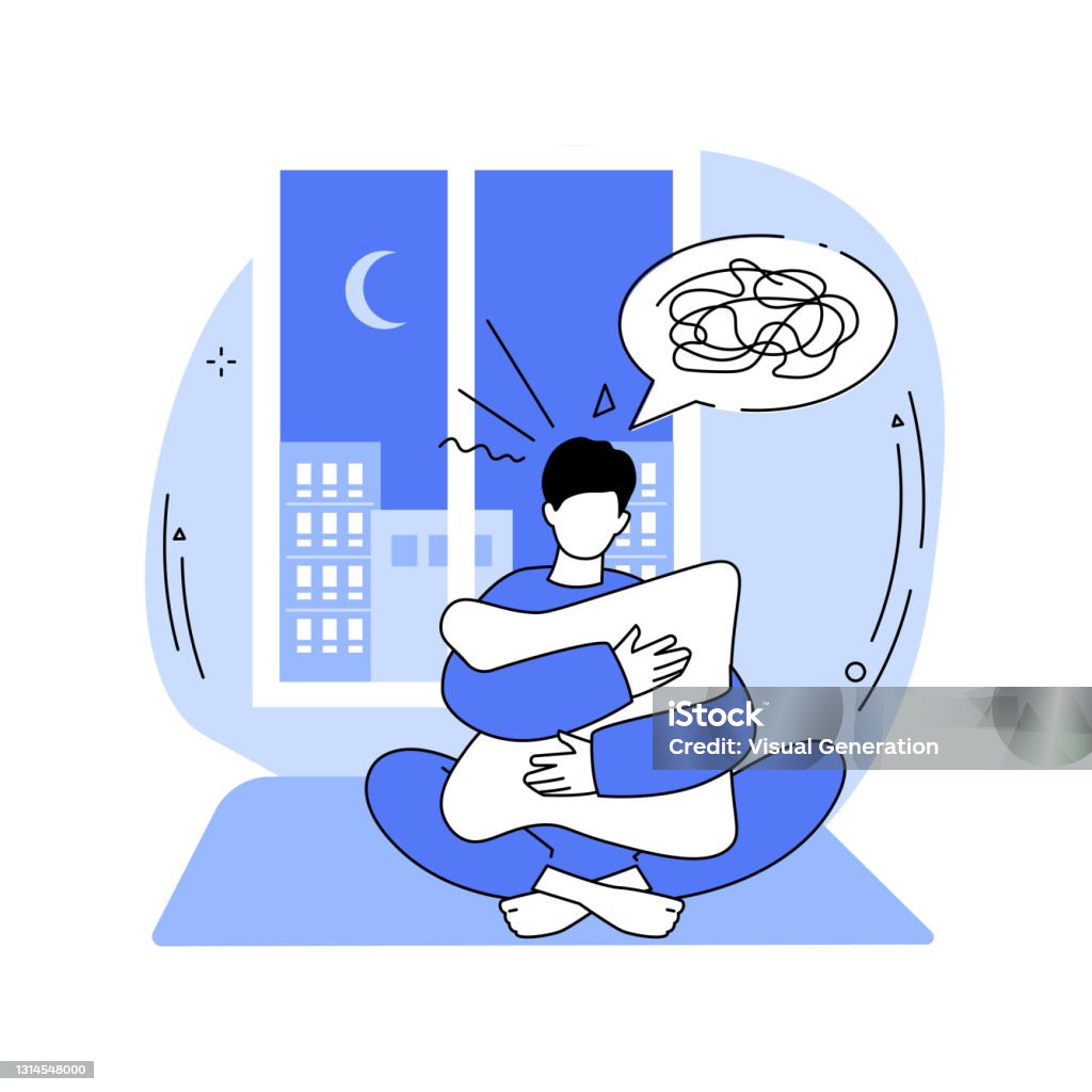 Sleep Abstract Sleep Disturbances Abstract Concept Vector Illustration Stock ...
