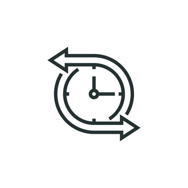 agile development line icon - mobilität stock-grafiken, -clipart, -cartoons und -symbole