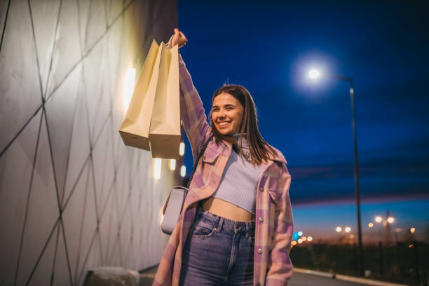 istock A young woman shopaholic 1314553566