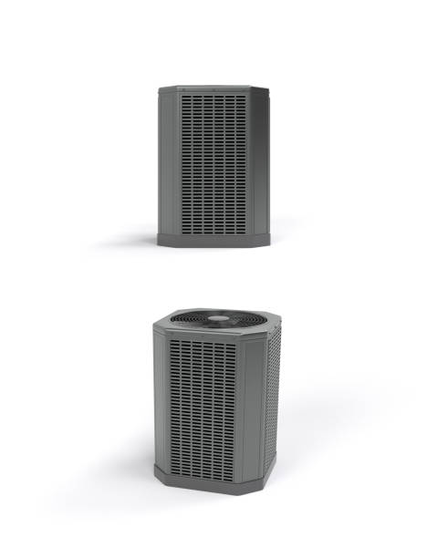 istock Energy Efficient SEER Air Conditioner Unit on White Background 1314554602