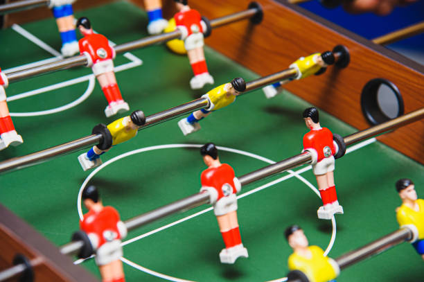 istock The game is table football. 1314561139