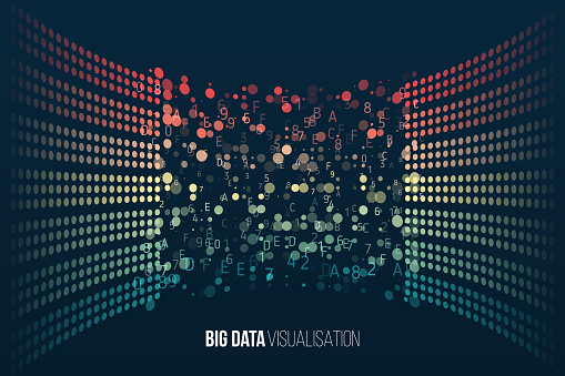 Filtering Machine Algorithms Sorting Data Vector Technology Background ...