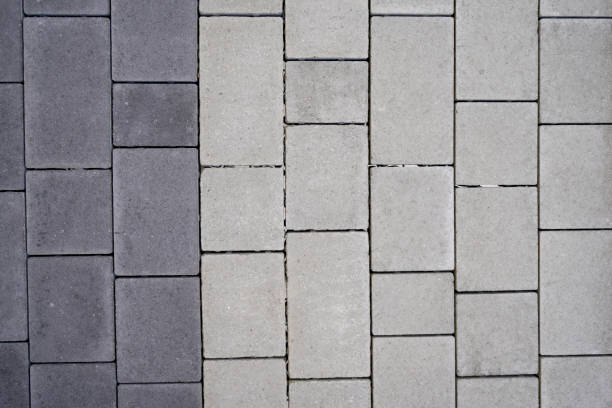 istock Pavement slabs as terrace covering with a strong structure can also be used well as a background 1314568847