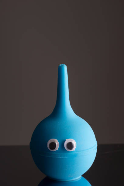 istock medical rubber bulb with eyes. Medical concept comic 1314571830