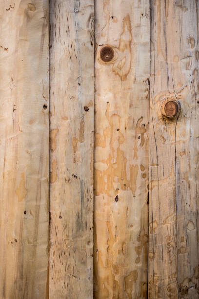 istock Wooden background with grain and knots. Texture, rustic, table or wall idea 1314576033
