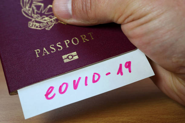 istock Passport with a COVID-19 note, test to be done before departure. 1314579031