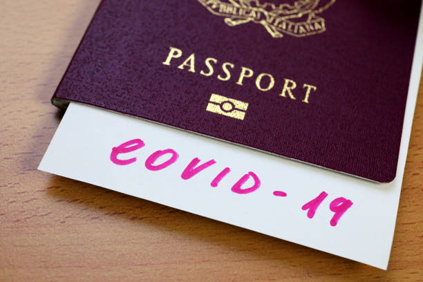 istock Passport with a COVID-19 note, test to be done before departure. 1314579037
