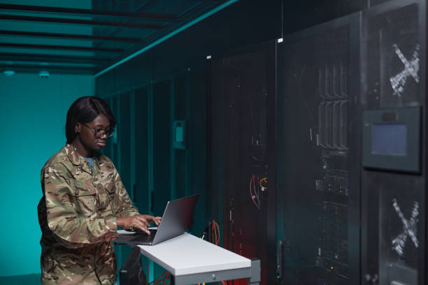 istock Young African American Woman Managing Servers 1314580034