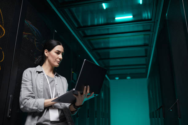 istock Woman Managing Servers via Laptop 1314580615