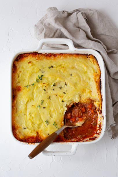 istock Traditional British dish  Shepherd's pie casserole from above 1314586273