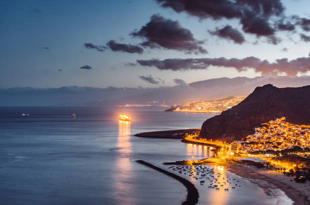 istock beach of the teresitas by night 1314601165