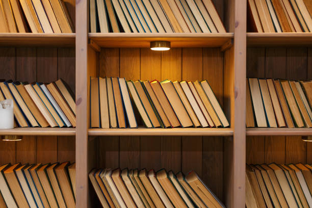 istock many old books are on bookshelves in bookcase 1314602078