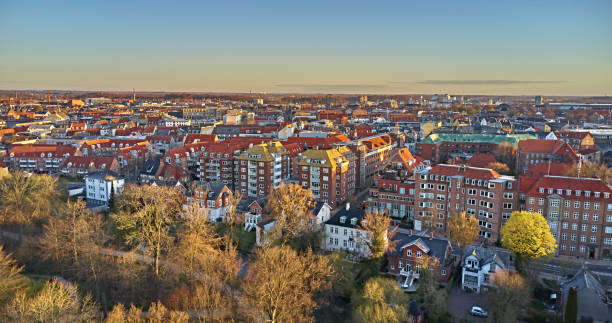 istock Aerial view of Odense city 1314602174