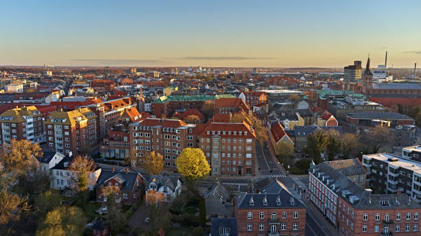 istock Aerial view of Odense city 1314602782