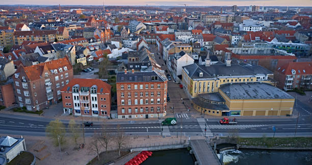 istock Odense city aerial view 1314603029