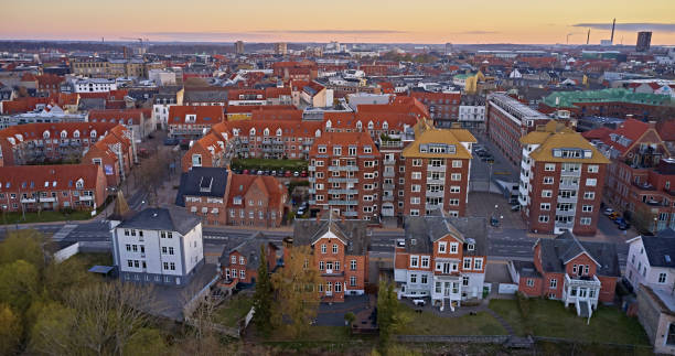 istock Aerial view of Odense city 1314603243