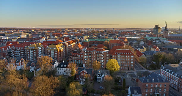 istock Aerial view of Odense city 1314603265