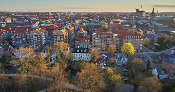istock Odense city aerial view 1314603343