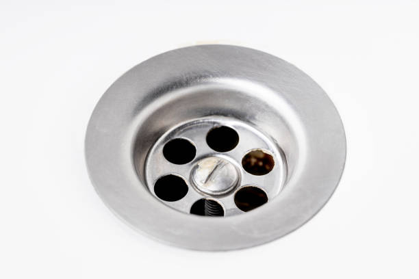 istock clean sink drain close up. background for plumber service 1314605930