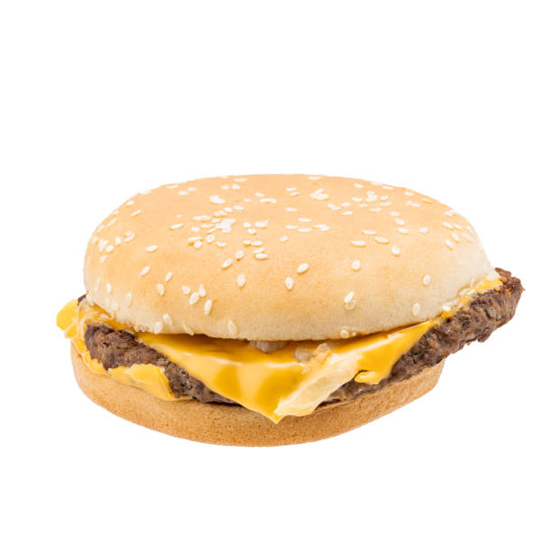 istock cheeseburger isolated on white background. burger product cut out 1314606104