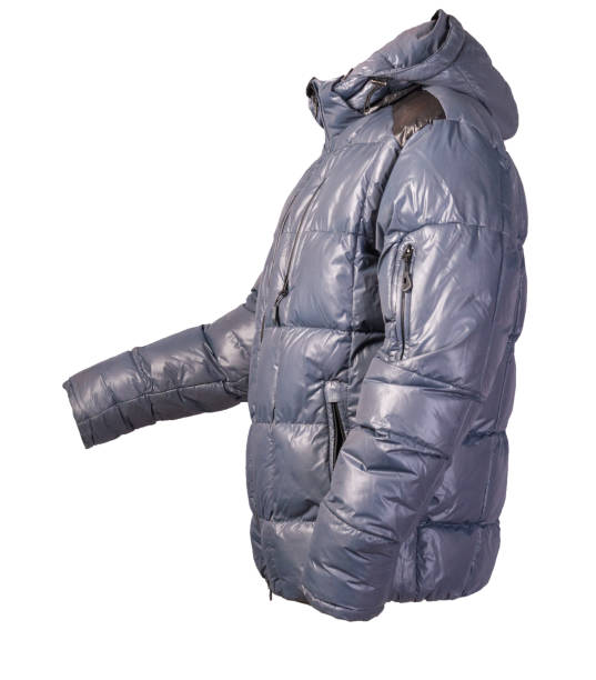 istock Men's jacket in a hood isolated on a white background. Windbreaker jacket 1314611359