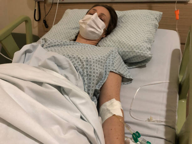istock Woman recovering from surgery 1314618600