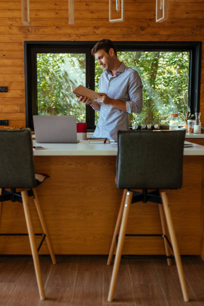 istock Male getting work done from the comfort of home 1314621673