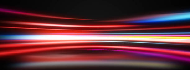 istock colorful neon light trails line speed motion 1314631680