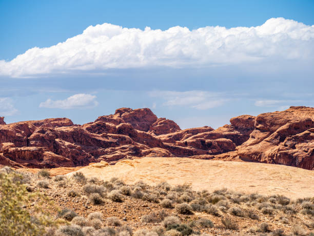 istock Rugged sandstone rock formation at the Valley of Fire State Park 1314632528