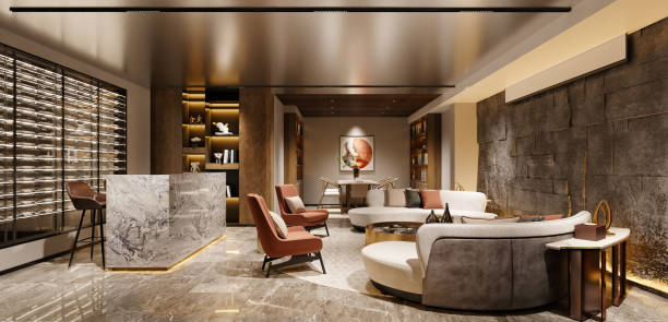 istock 3d render of club house 1314635441
