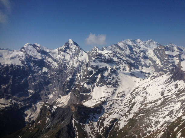 istock Fantastic alpine panorama view from the mount Schilthorn in Switzerland 5.6.2015 1314646462