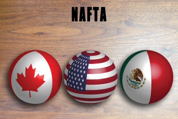 istock NAFTA (North American Free Trade Agreement) the United States, Canada, Mexico 1314648053