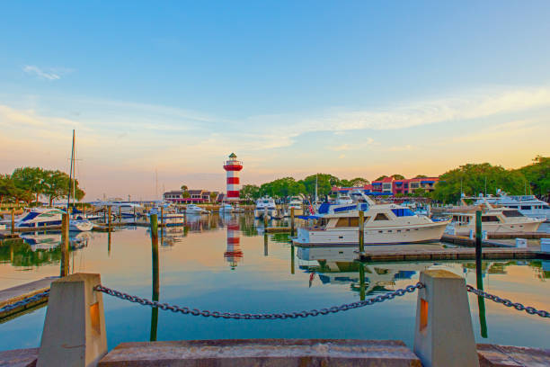 istock Lighthouse at Harbor Town-Hilton Head, South Carolina 1314662695