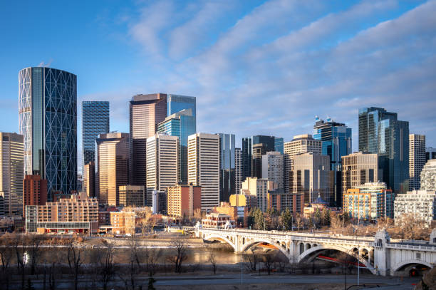 istock Calgary skyline in the morning 1314668197