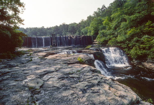 istock Desoto State Park  - Desoto Falls - Upper Falls & Rock Shelf - 2003 1314676720