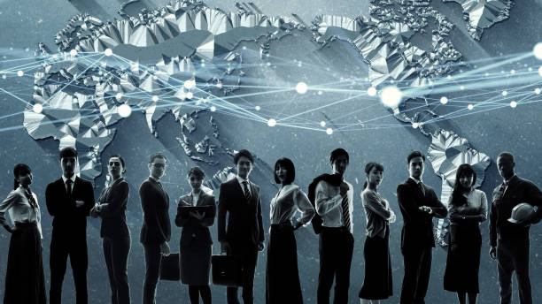 istock Global communication network concept. Worldwide business. Human resources. 1314695162