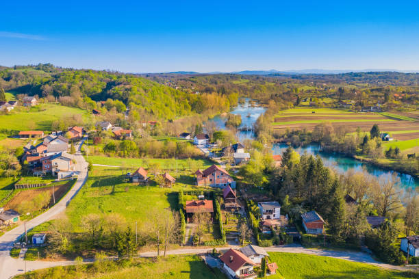 istock Mreznica river in Croatia from air 1314701574