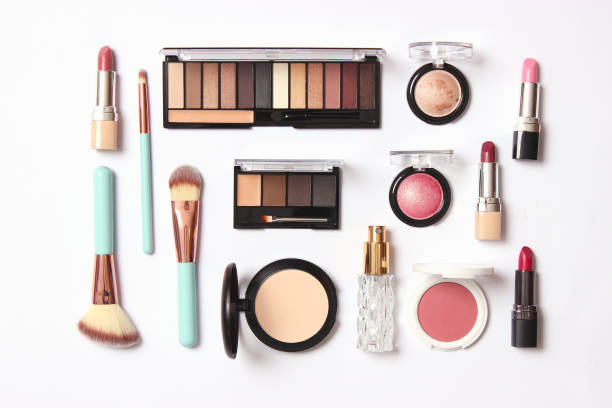istock professional makeup tools. Makeup products. A set of various products for makeup 1314710311