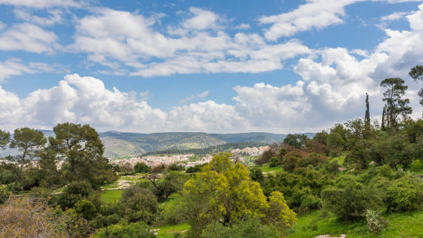 View on new districts at south of Beit Shemesh city