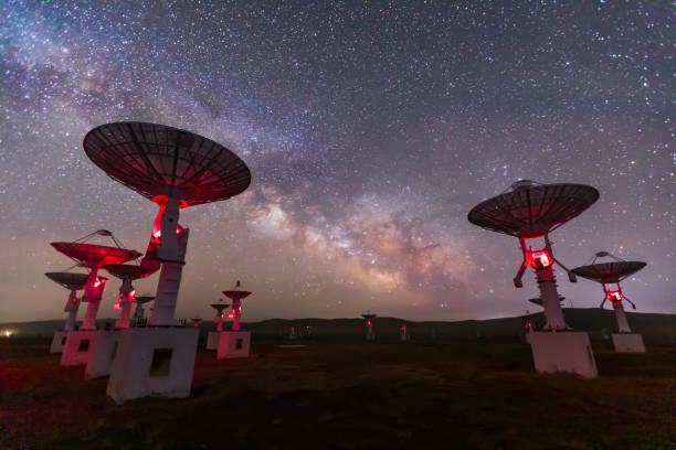 istock Radio telescopes and the Milky Way 1314715470