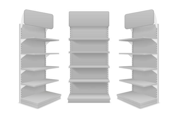 istock shop shelves racks for selling goods in a store vector illustration 1314729913